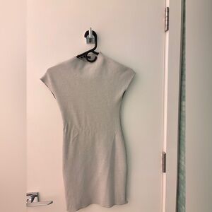 Zara Chic Gray Mini Dress